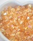 Crystal Amber Bicone Beads 5328 Barton Crystal 6mm
