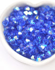 Sapphire AB Bicone Beads 5328 Barton Crystal 6mm