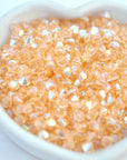 Light Peach AB Bicone Beads 5328 Barton Crystal 4mm