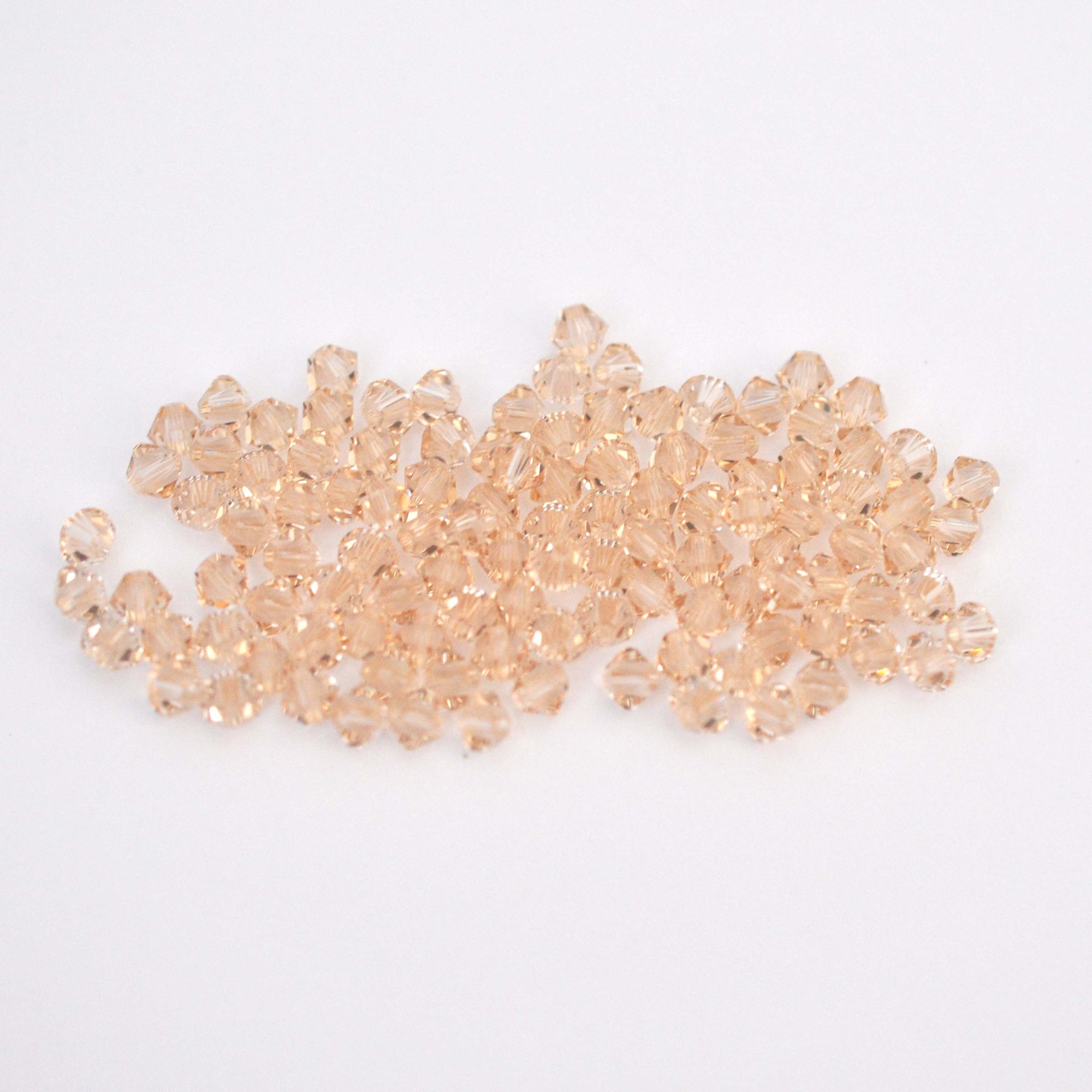 Light Silk Bicone Beads 5328 Barton Crystal 4mm