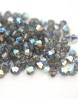 Black Diamond AB Bicone Beads 5328 Barton Crystal 4mm