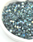 Indian Sapphire AB Bicone Beads 5328 Barton Crystal 4mm