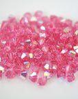 Rose AB Bicone Beads 5328 Barton Crystal 6mm