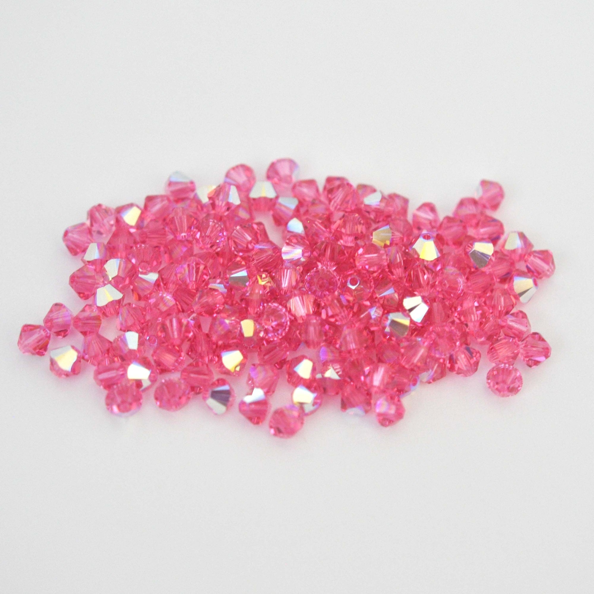 Rose AB Bicone Beads 5328 Barton Crystal 6mm