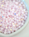 Rose Alabaster AB Bicone Beads 5328 Barton Crystal 4mm