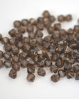 Smoky Quartz Bicone Beads 5328 Barton Crystal 4mm