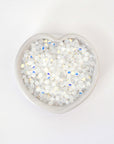 White Opal AB Bicone Beads 5328 Barton Crystal 6mm