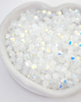 White Opal AB Bicone Beads 5328 Barton Crystal 6mm