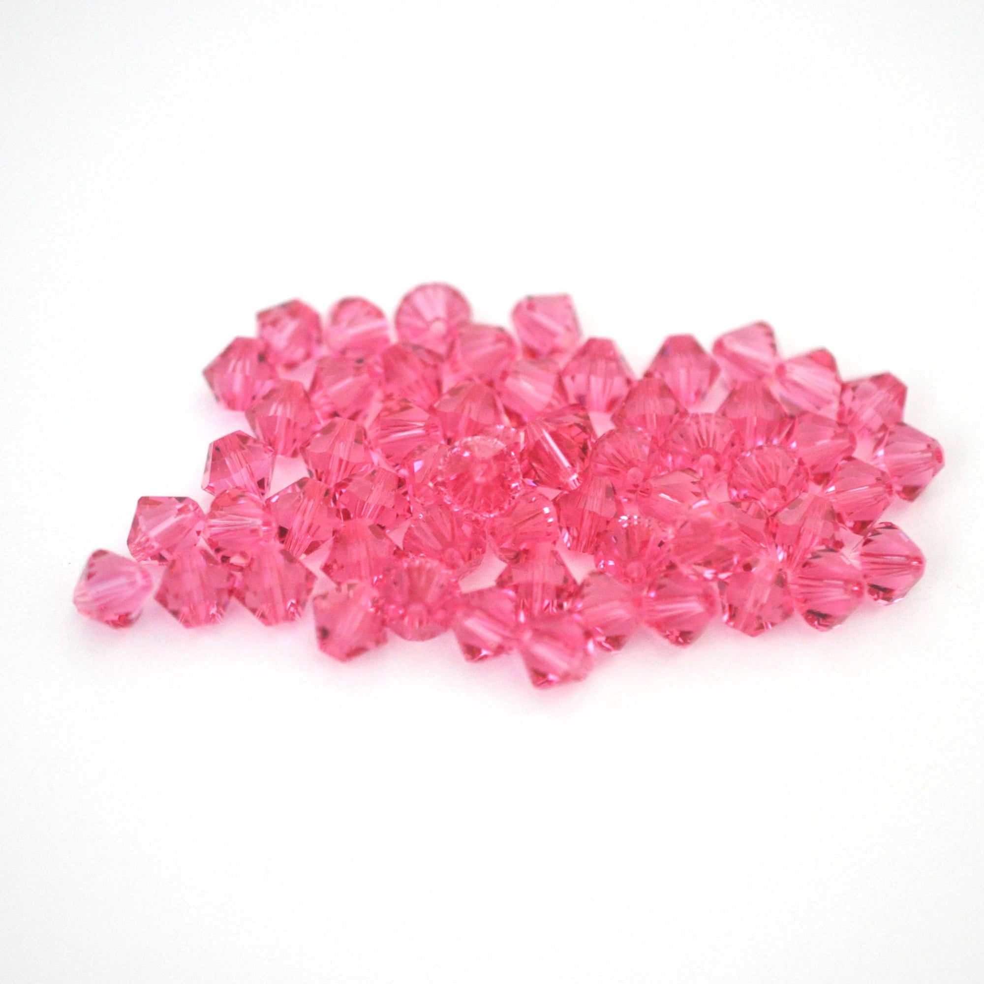 Rose Bicone Beads 5328 Barton Crystal 6mm