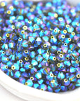 Olivine AB2X Bicone Beads 5328 Barton Crystal 4mm