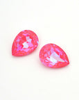Lotus Pink Delite Pear Shape 4320 Barton Crystal 18x13mm