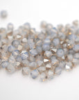 White Opal Satin Bicone Beads 5328 Barton Crystal 4mm
