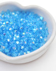Aquamarine AB Bicone Beads 5328 Barton Crystal 4mm