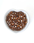Topaz Satin Bicone Beads 5301 Barton Crystal 6mm