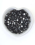 Morion Satin Bicone Beads 5301 Barton Crystal 6mm