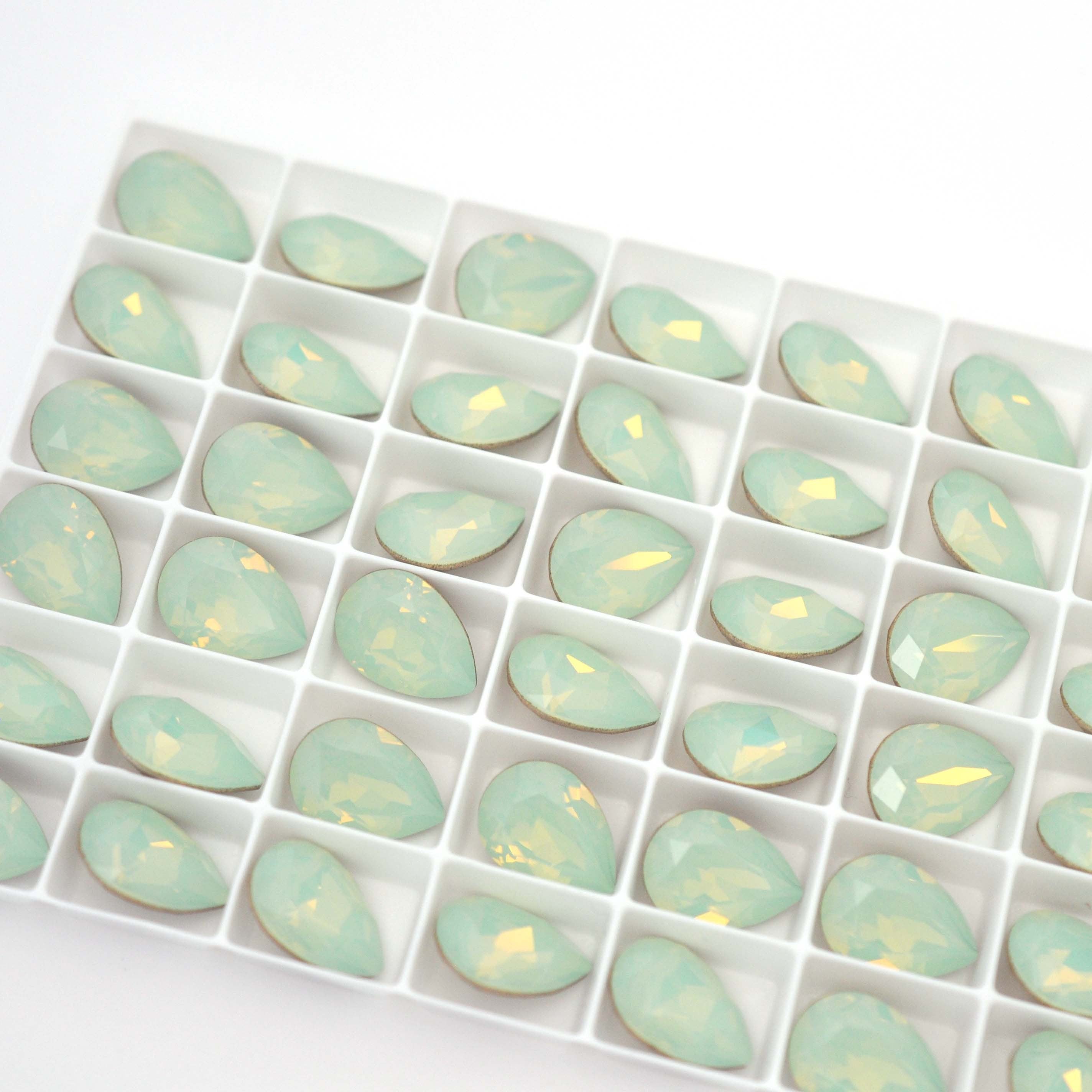 Chrysolite Opal Pear Shape 4320 Barton Crystal 14x10mm