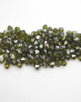 Olivine Satin Bicone Beads 5301 Barton Crystal 4mm