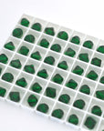 Medium Emerald Bicone Beads 5301 Barton Crystal 8mm