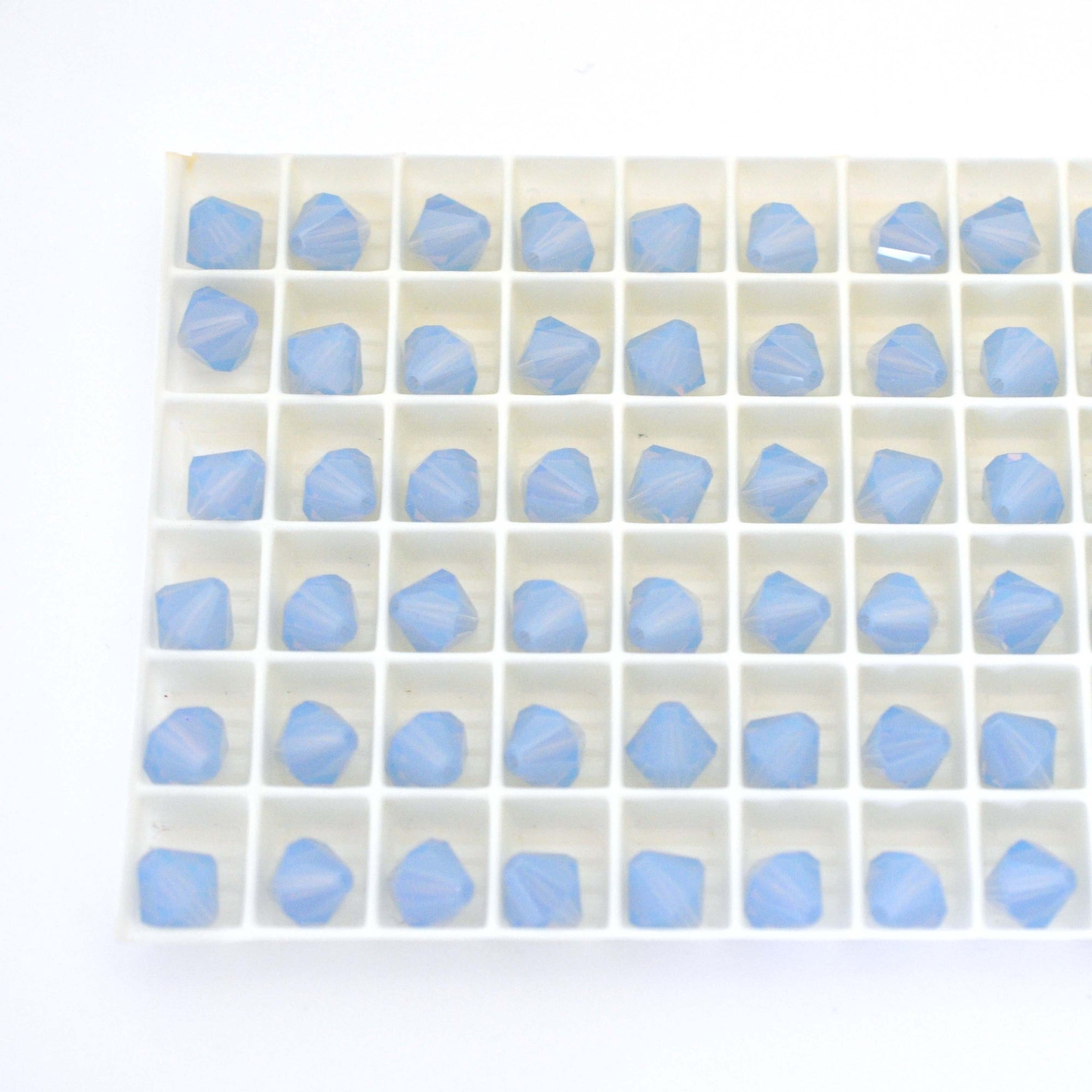 Air Blue Opal Bicone Beads 5301 Barton Crystal 8mm