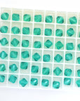Light Emerald Bicone Beads 5301 Barton Crystal 8mm