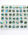 Green Turmaline AB Bicone Beads 5301 Barton Crystal 8mm