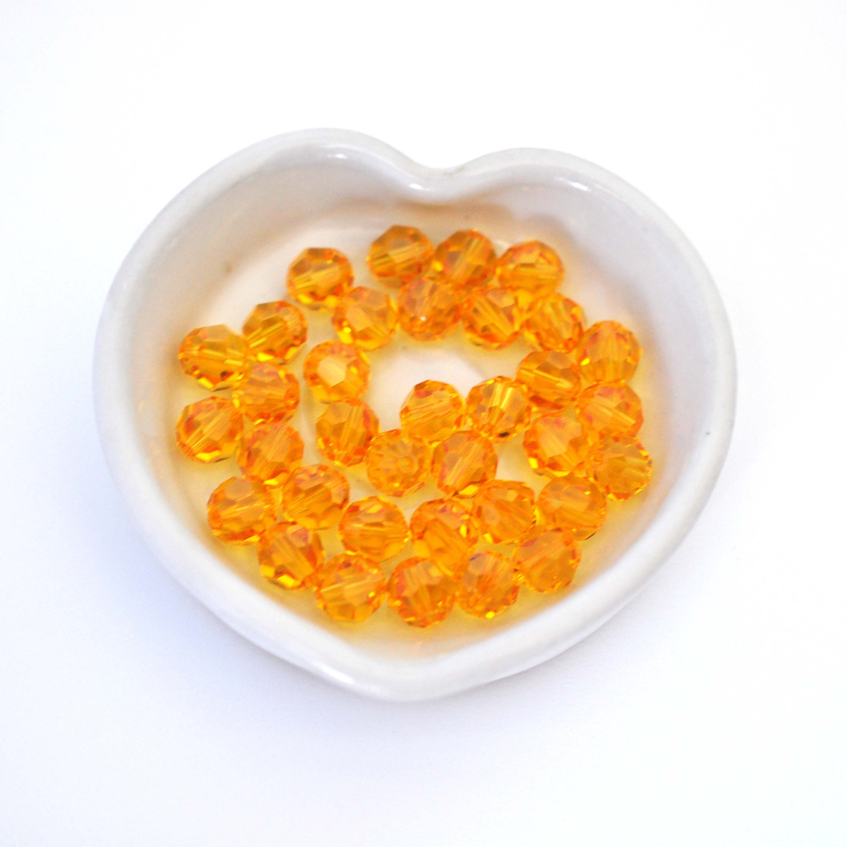 Sunflower Faceted Round Bead 5000 Barton Crystal 8mm