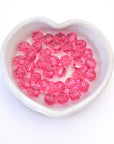 Rose Faceted Round Bead 5000 Barton Crystal 8mm