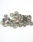 Black Diamond Matt - Sea Kissed 1088 Pointed Back Chaton Barton Crystal 39ss, 8mm