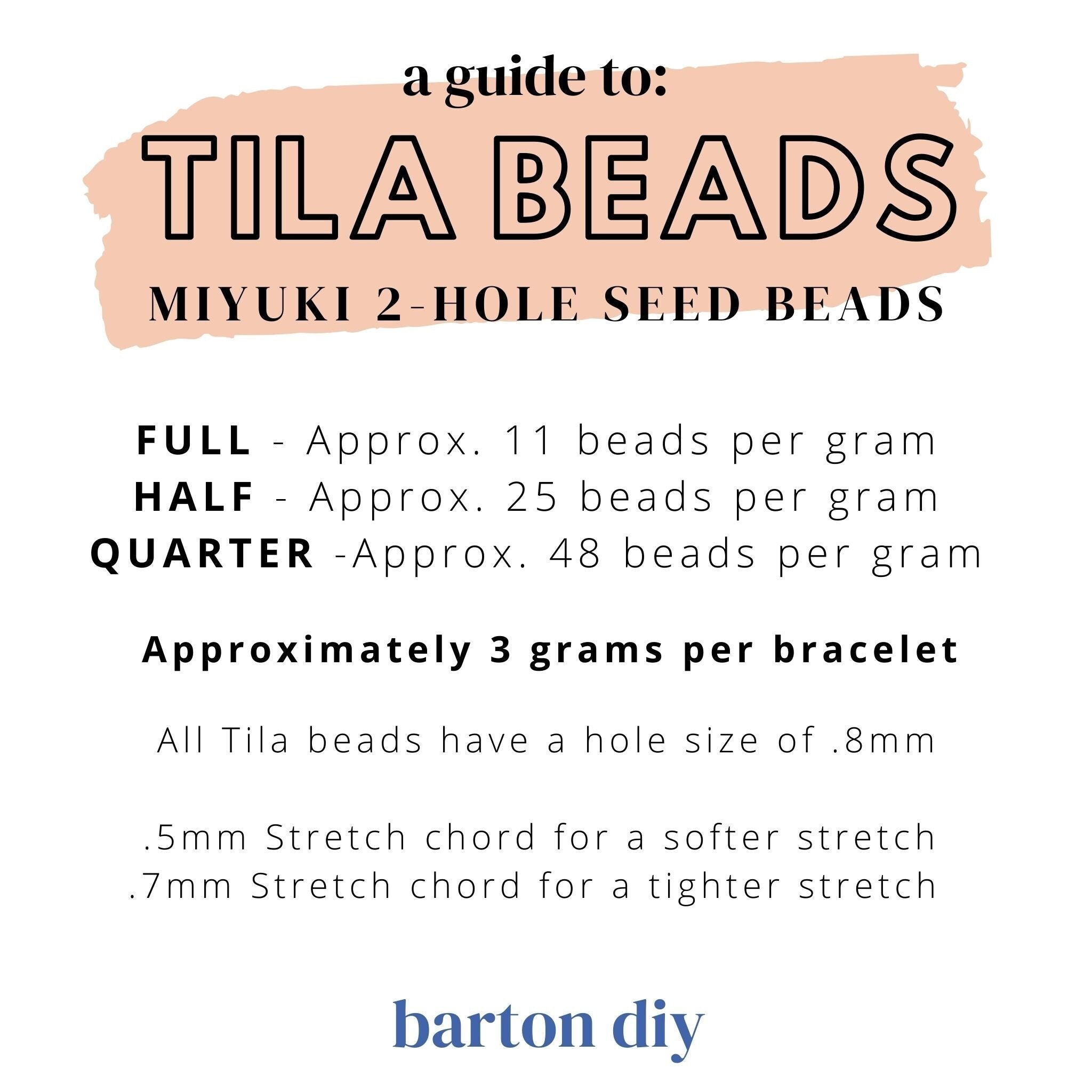 TL4512 - Picasso Cream Miyuki Tila Beads, All Sizes