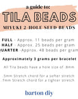 TL4502 - Picasso Dark Topaz Miyuki Tila Beads, All Sizes
