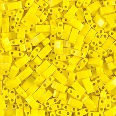 TL0404 - Yellow Miyuki Tila Beads, All Sizes