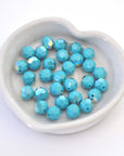 Turquoise AB Faceted Round Bead 5000 Barton Crystal 8mm