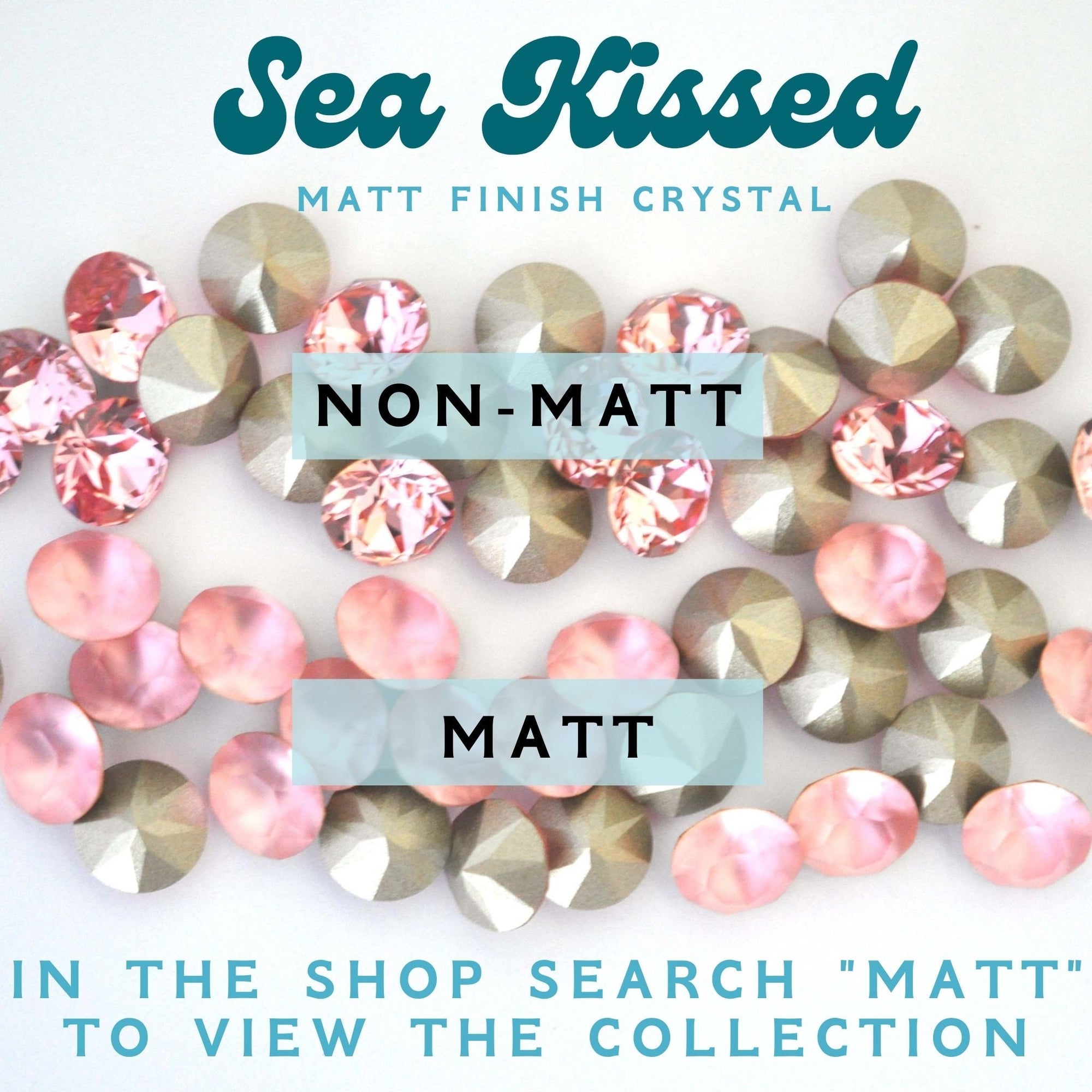 Light Siam Matt - Sea Kissed 1088 Pointed Back Chaton Barton Crystal 39ss, 8mm