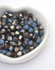 White Opal Sky Blue Bicone Beads 5328 Barton Crystal 6mm