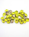 Citrus Green 1088 Pointed Back Chaton Barton Crystal 39ss, 8mm