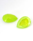 Lime Pear Shape 4320 Barton Crystal 18x13mm
