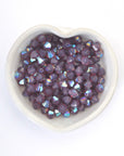 Cyclamen Opal Shimmer Bicone Beads 5328 Barton Crystal 6mm