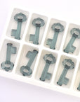 Indian Sapphire Key Pendant 6919 Barton Crystal 30mm - 1 Key