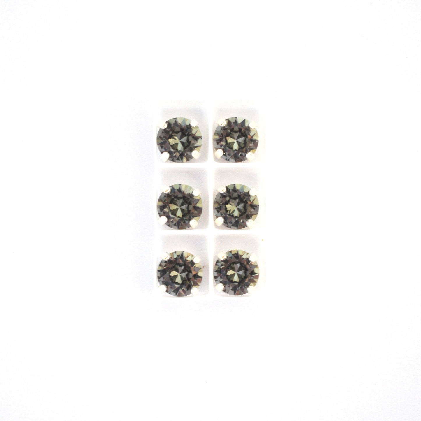 Black Diamond Sew On Set Barton Crystal Chaton Montees 8mm, 39ss