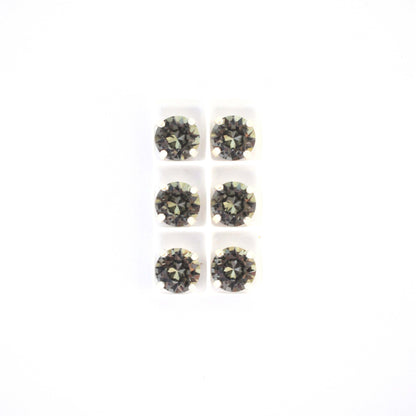Black Diamond Sew On Set Barton Crystal Chaton Montees 8mm, 39ss