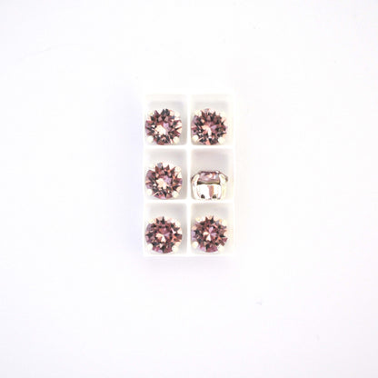 Light Amethyst Sew On Set Barton Crystal Chaton Montees 8mm, 39ss