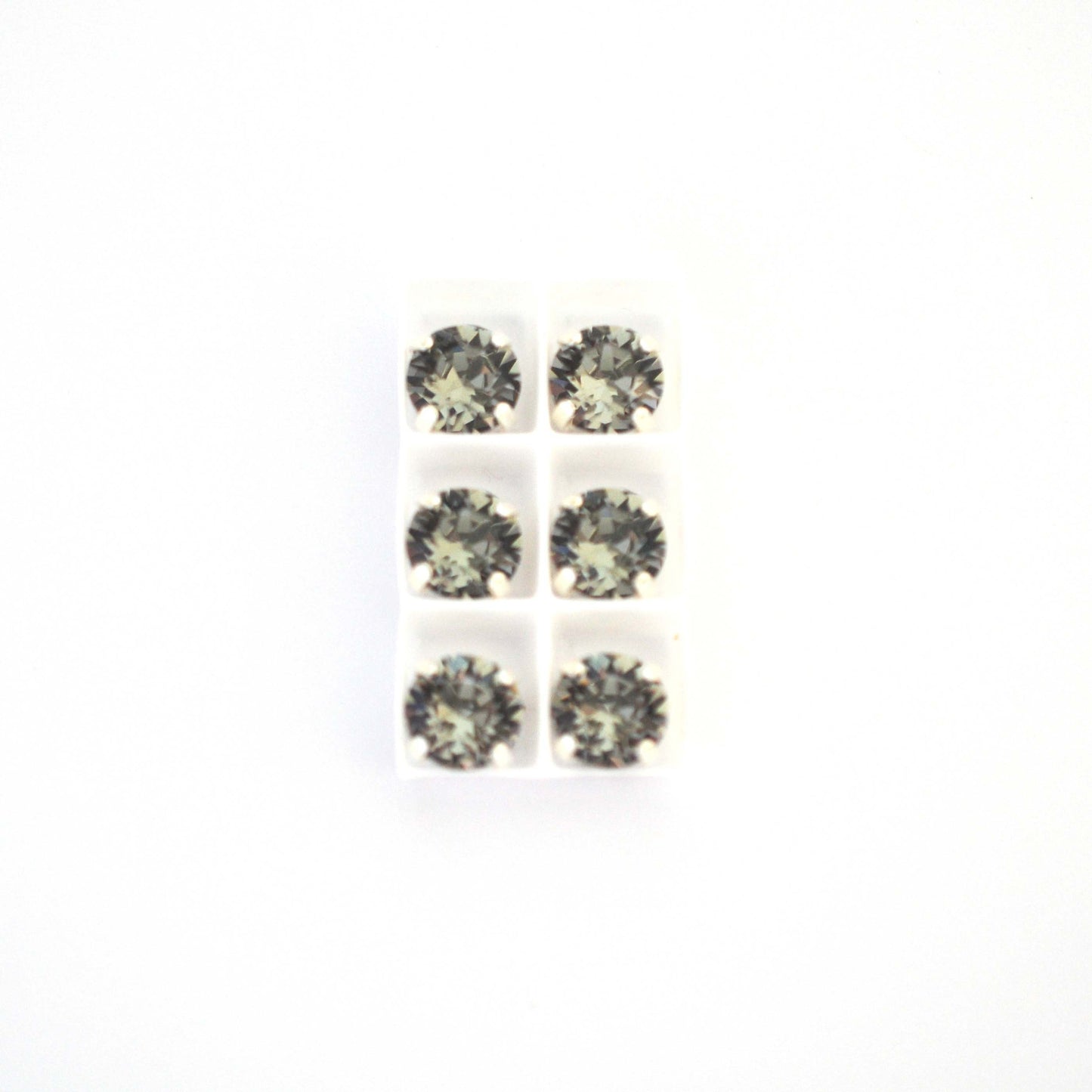 Black Diamond Sew On Set Barton Crystal Chaton Montees 8mm, 39ss