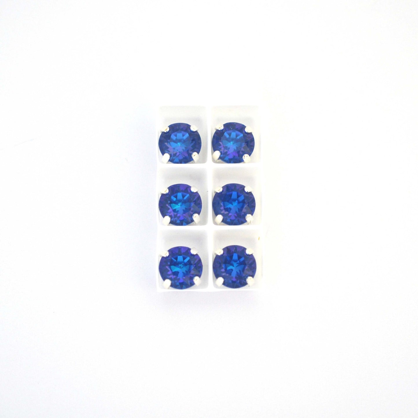 Royal Blue Delite Sew On Set Barton Crystal Chaton Montees 8mm, 39ss