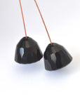 Jet Black Dome Bead Small 5542 Barton Crystal 11mm