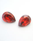 Red Magma Pear Shape 4320 Barton Crystal 18x13mm
