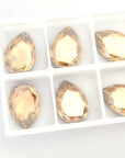 Golden Shadow Pear Shape 4327 Barton Crystal 30x20mm, 1 Piece