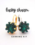 Emerald Lucky Charm Earring Kit