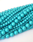 Iridescent Dark Turquoise 5810 Barton Crystal Round Pearl Beads 2mm