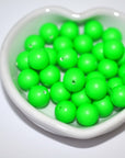 Neon Green Round Crystal Pearls 5811 Barton Crystal 10mm
