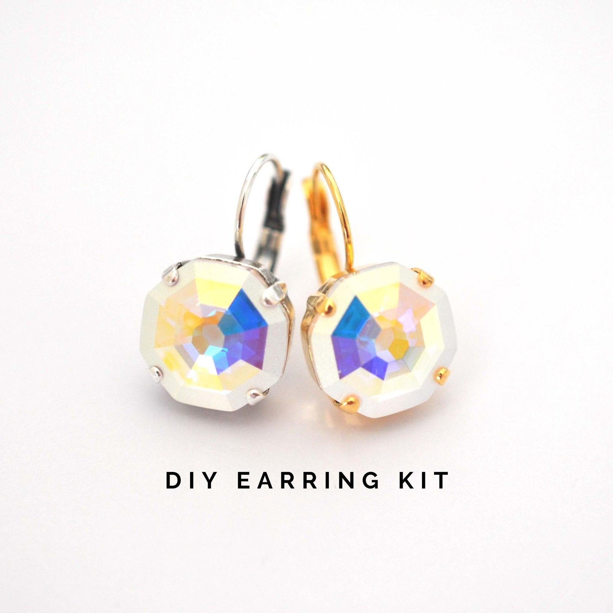 Rainbow Luna Earring Kit Barton Crystal - 1 Earring Kit